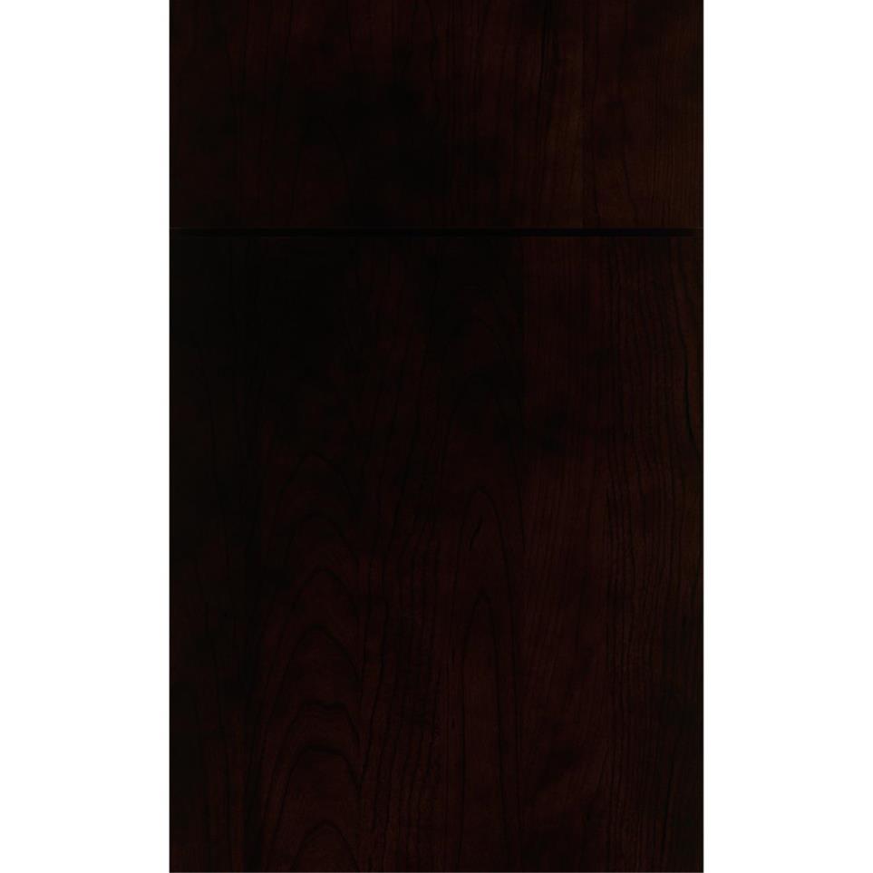 Slab Chocolate Dark Finish Slab Cabinets