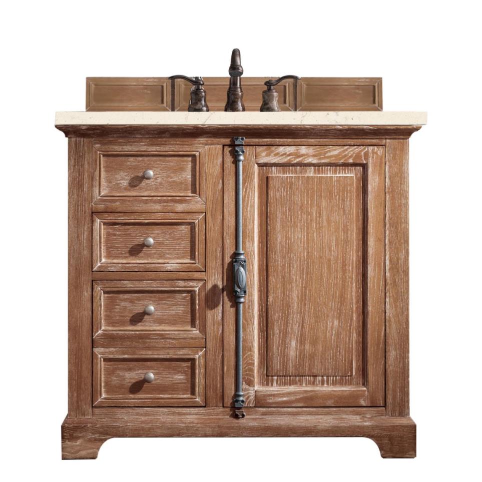Base with Sink Top Driftwood Medium Finish Vanities