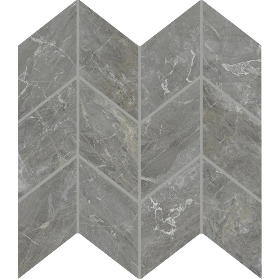 Mosaic Glamour Polished Gray Tile