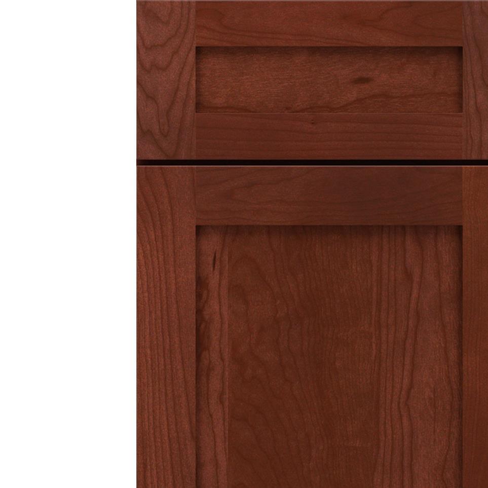 5 Piece Marsala Dark Finish 5 Piece Cabinets