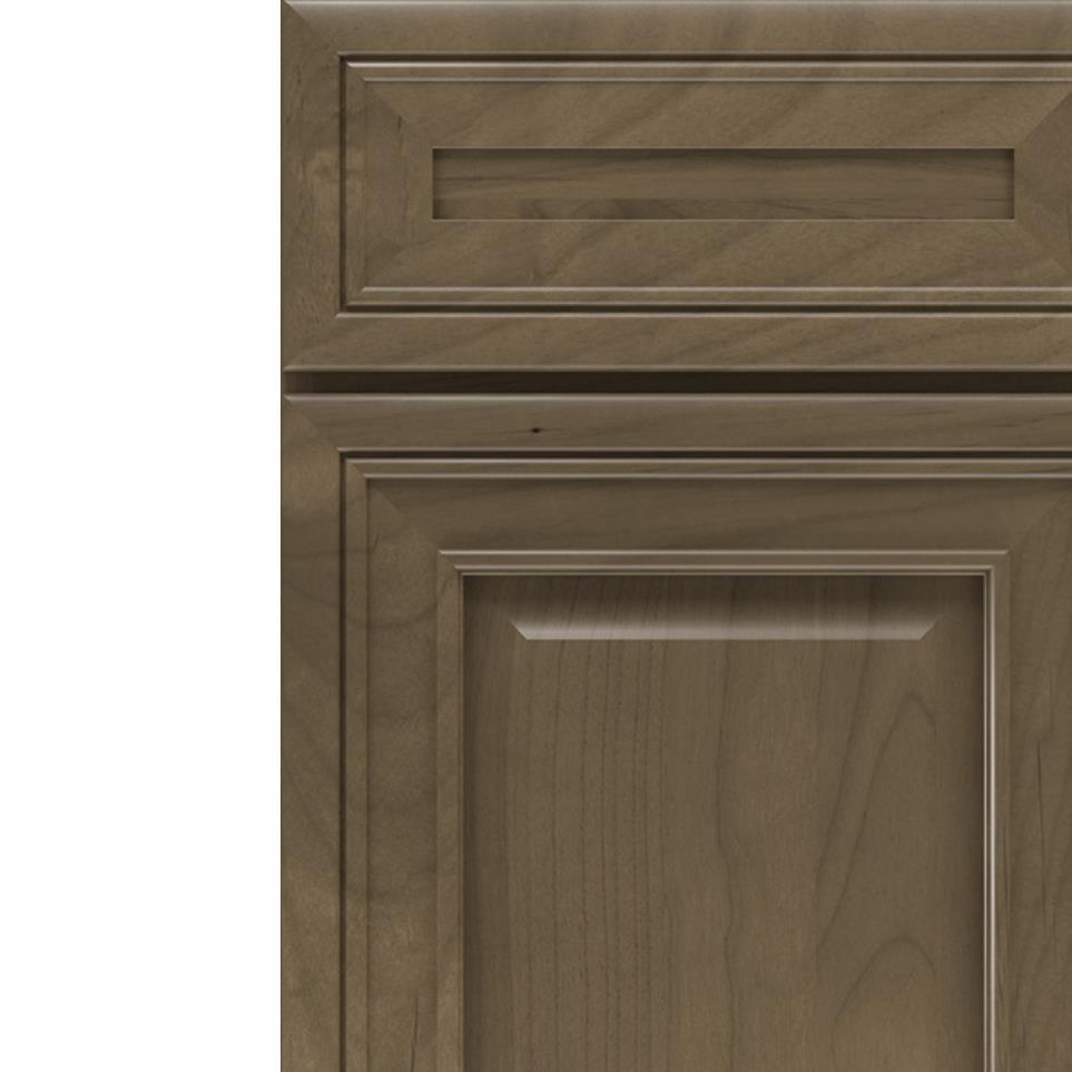 Square Morel Medium Finish Square Cabinets