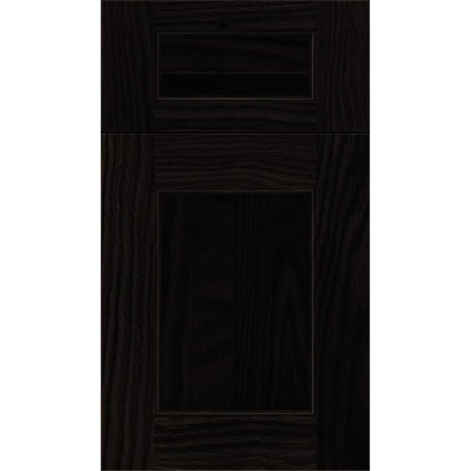 5 Piece Charcoal Dark Finish 5 Piece Cabinets