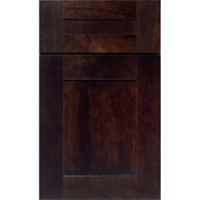 5 Piece Chocolate Dark Finish 5 Piece Cabinets