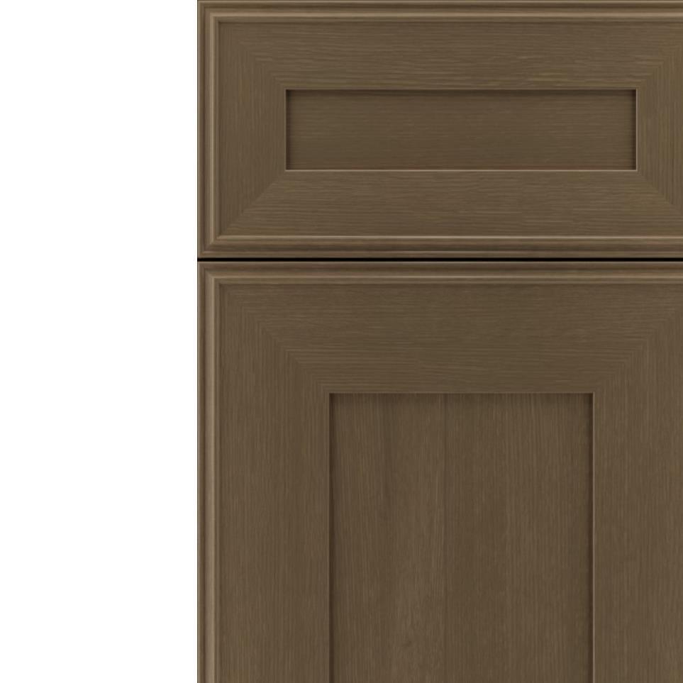 Square Cortado Medium Finish Square Cabinets