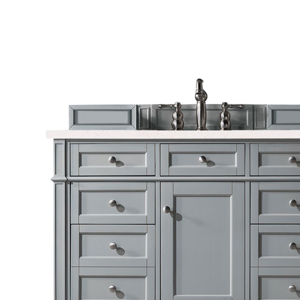 Base with Sink Top Urban Gray Grey / Black Vanities