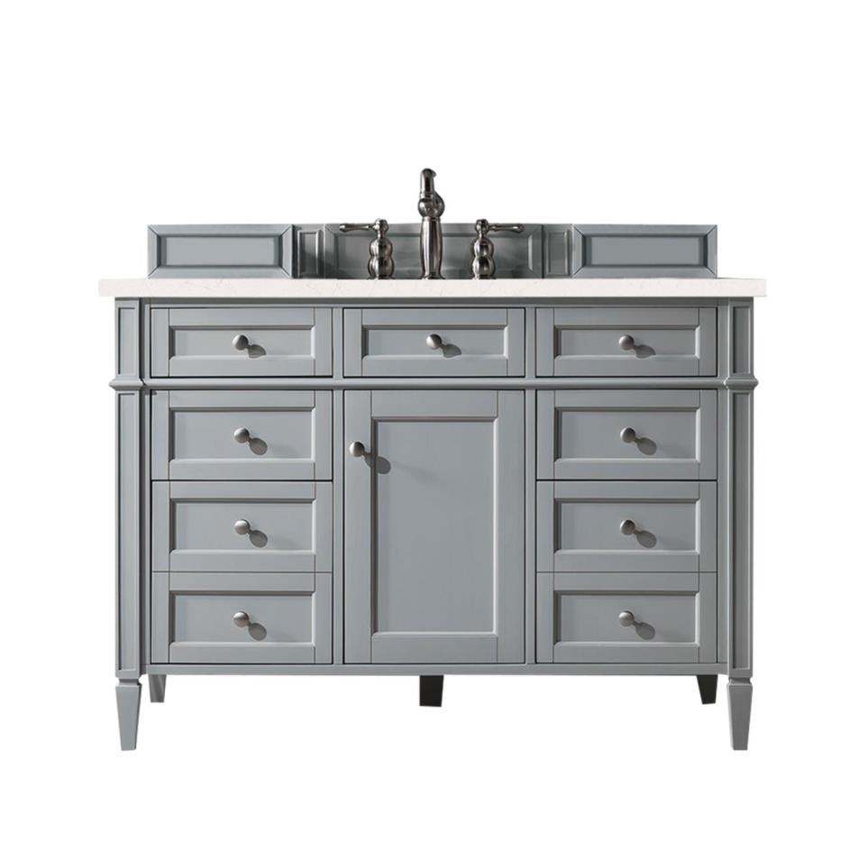 Base with Sink Top Urban Gray Grey / Black Vanities