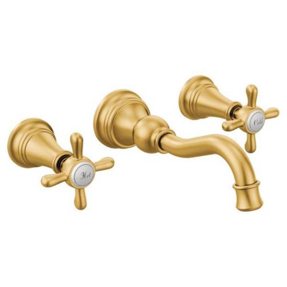 Bath Brushed Gold Brass / Gold Faucets