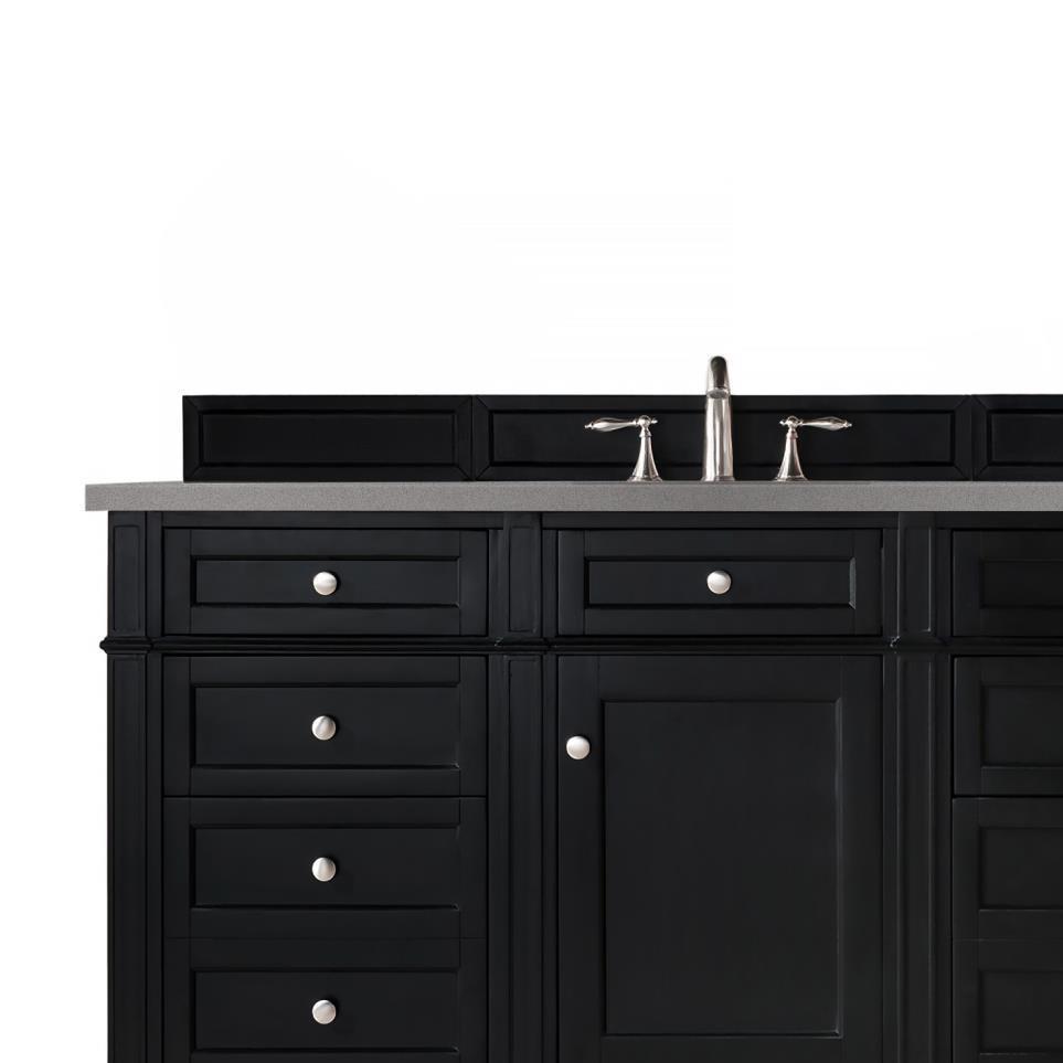 Base with Sink Top Black Onyx Grey / Black Vanities