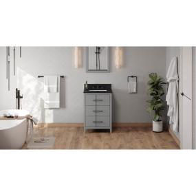 Base with Sink Top Grey Grey / Black Vanities