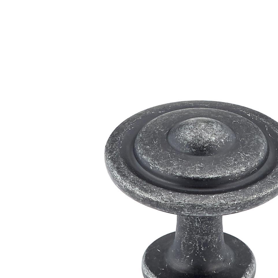 Knob Antique Iron Black Knobs