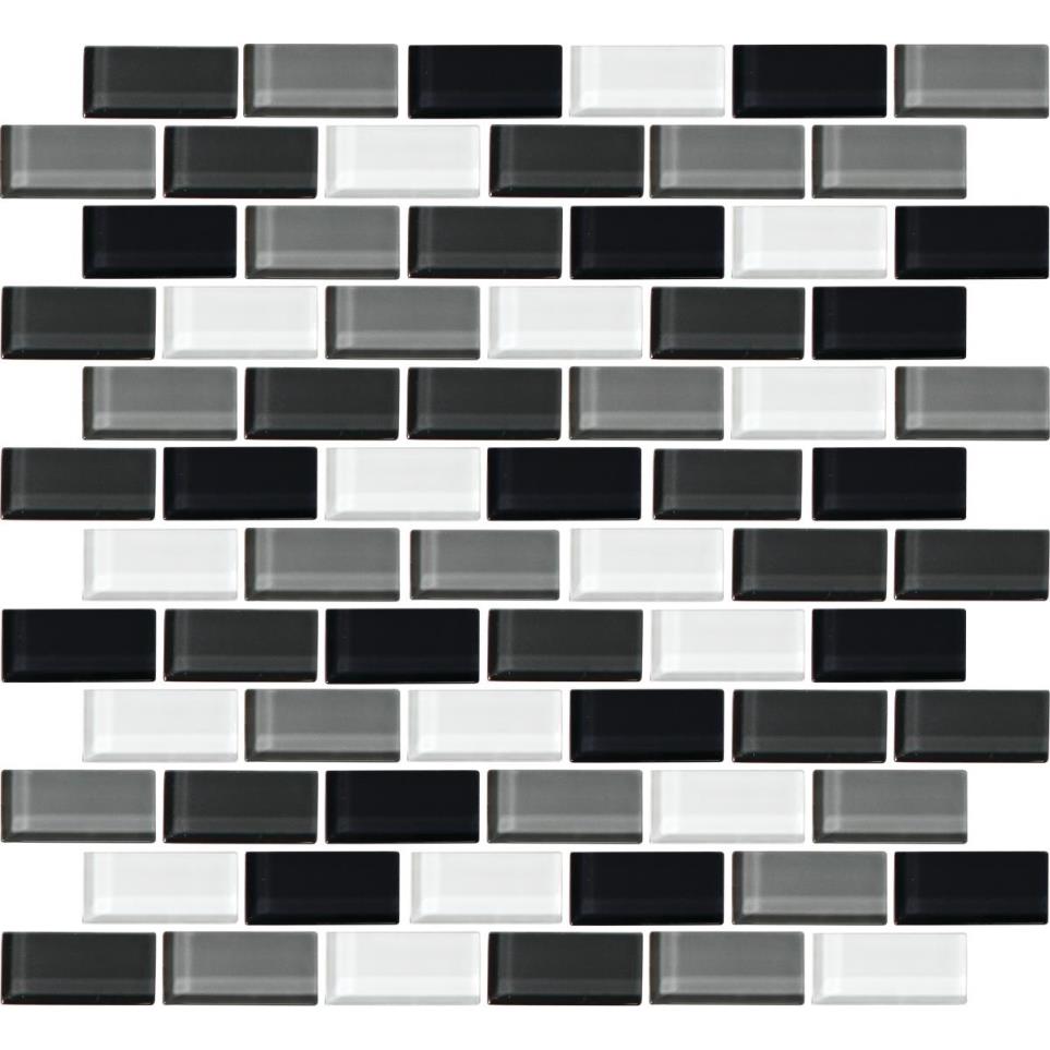 Mosaic Evening Mixer Glass Gray Tile