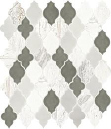 Mosaic Stratus White Bld Honed White Tile