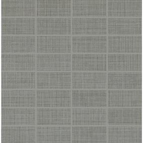 Mosaic Modern Textile Medium Gray Matte Gray Tile