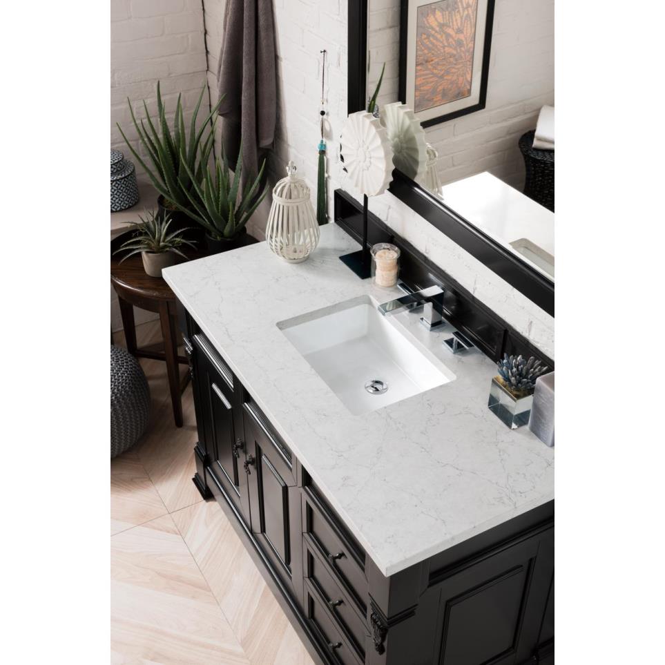 Base with Sink Top Antique Black Grey / Black Vanities