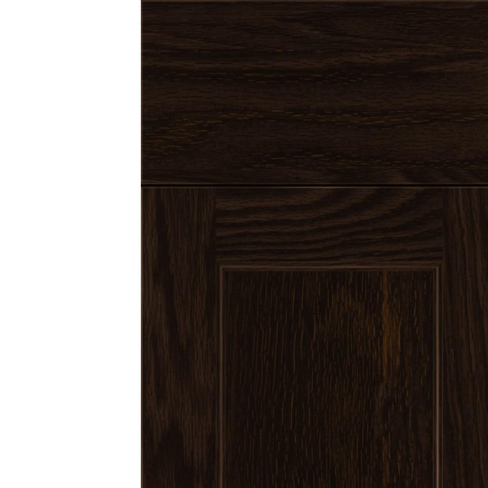 Square Cappuccino Dark Finish Square Cabinets