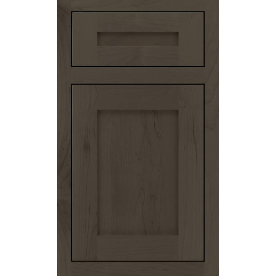 Square Shadow Dark Finish Square Cabinets