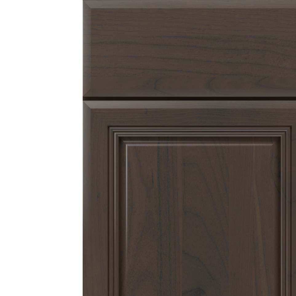 Square Boulder Dark Finish Square Cabinets