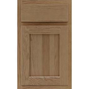 Square Buckskin Medium Finish Square Cabinets