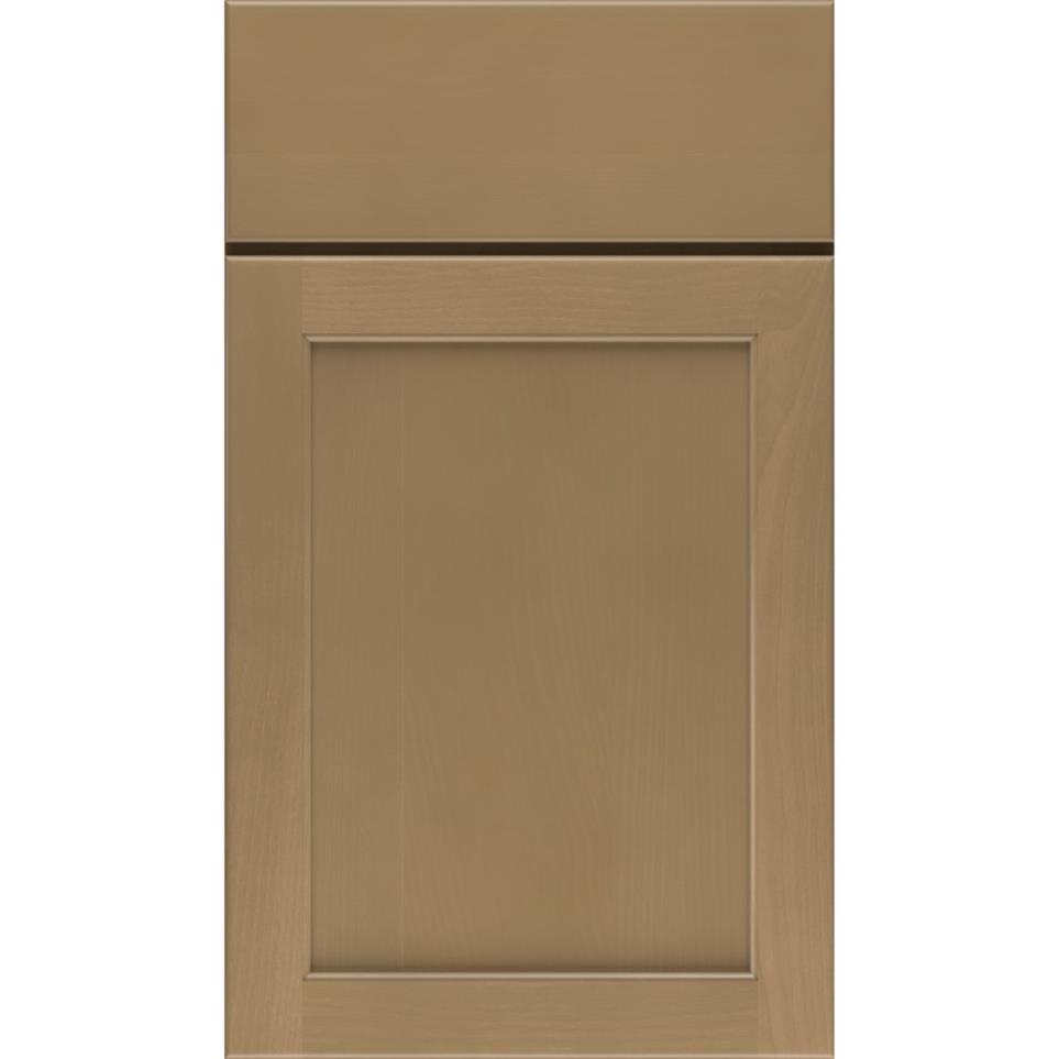 Square Quill Medium Finish Square Cabinets