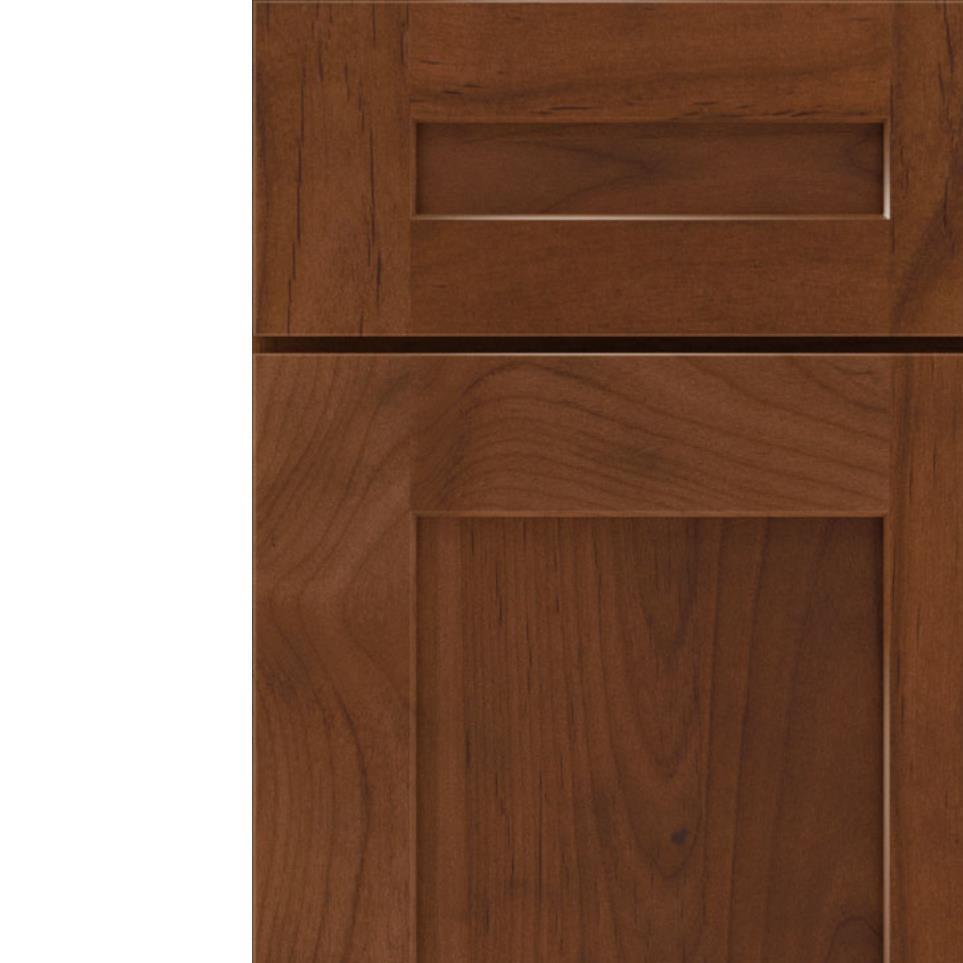 Square Tundra Dark Finish Square Cabinets