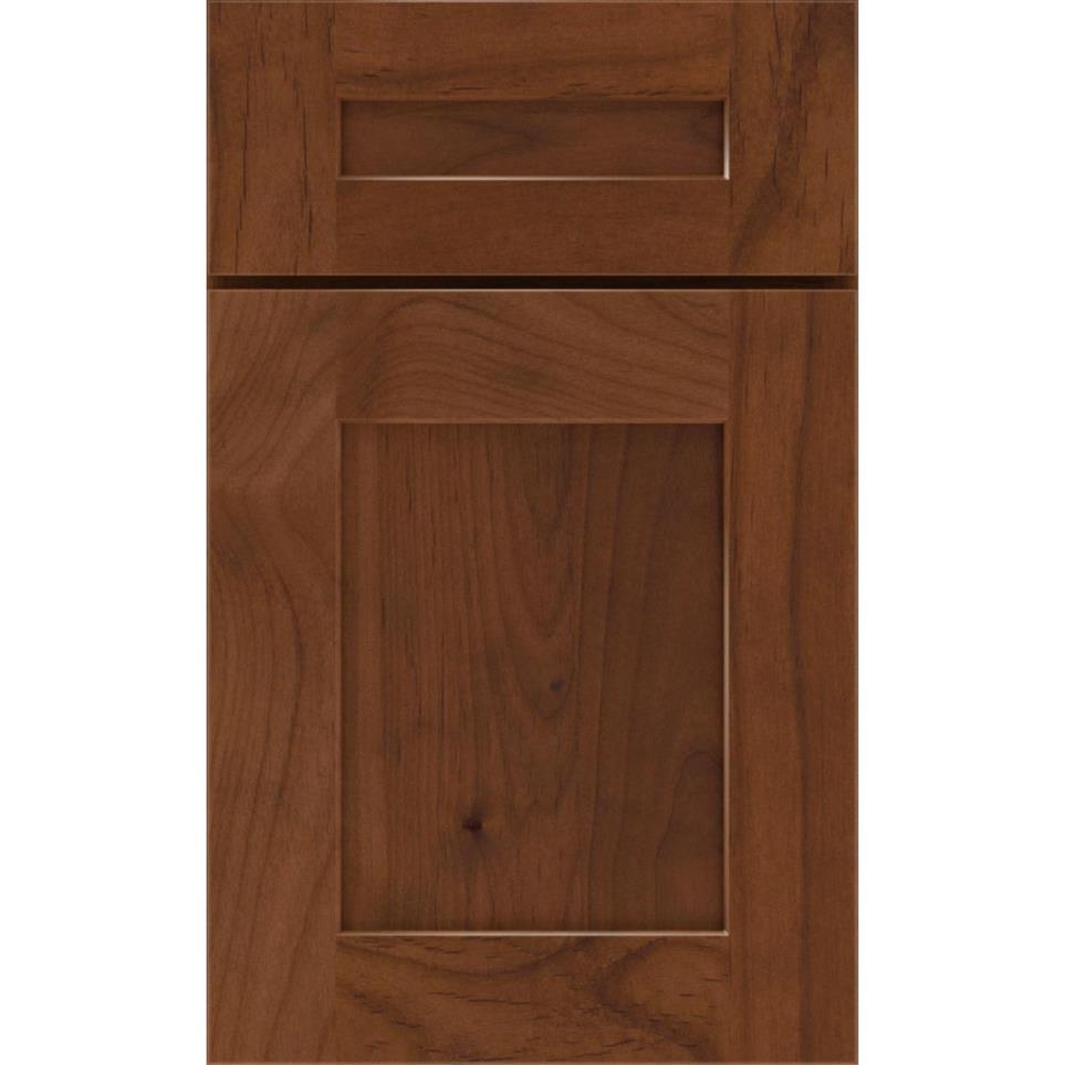 Square Tundra Dark Finish Square Cabinets