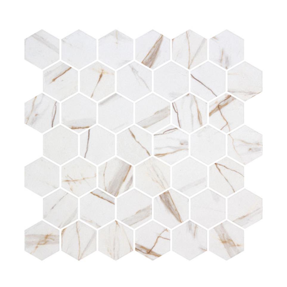 Mosaic Sun Rays Light Finish Tile
