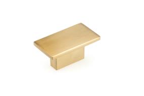 Knob Aurum Brushed Gold Brass / Gold Hardware