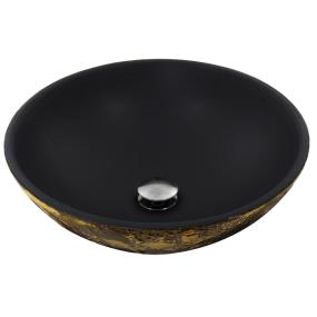 Bath Matte Black/Gold  Bathroom Sinks