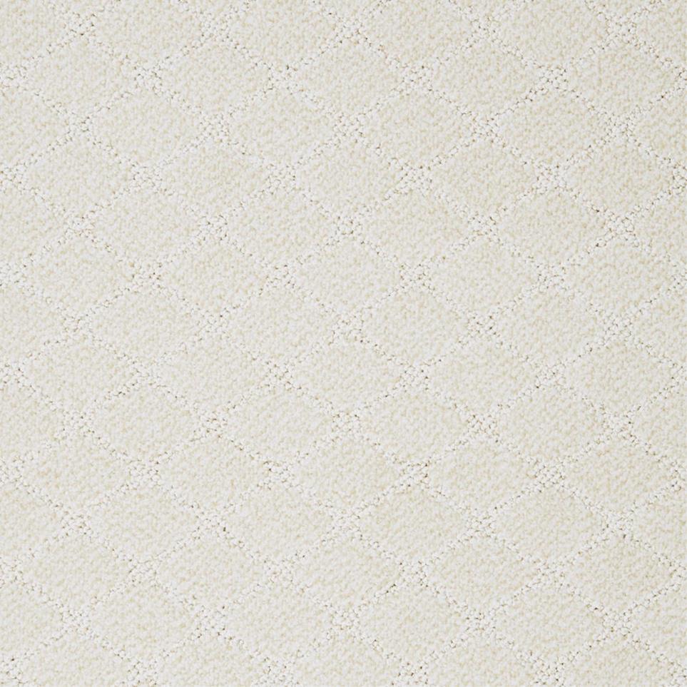 Pattern Ponder White Carpet