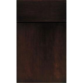 Slab Chocolate Dark Finish Slab Cabinets