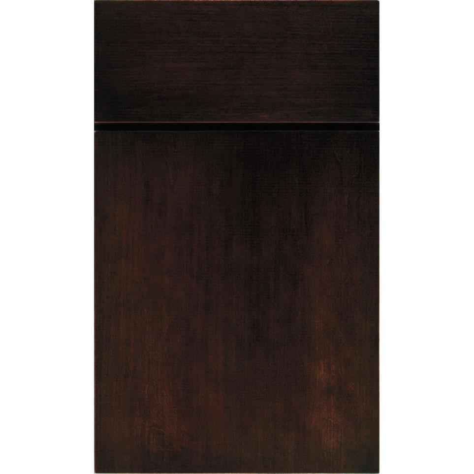 Slab Chocolate Dark Finish Slab Cabinets