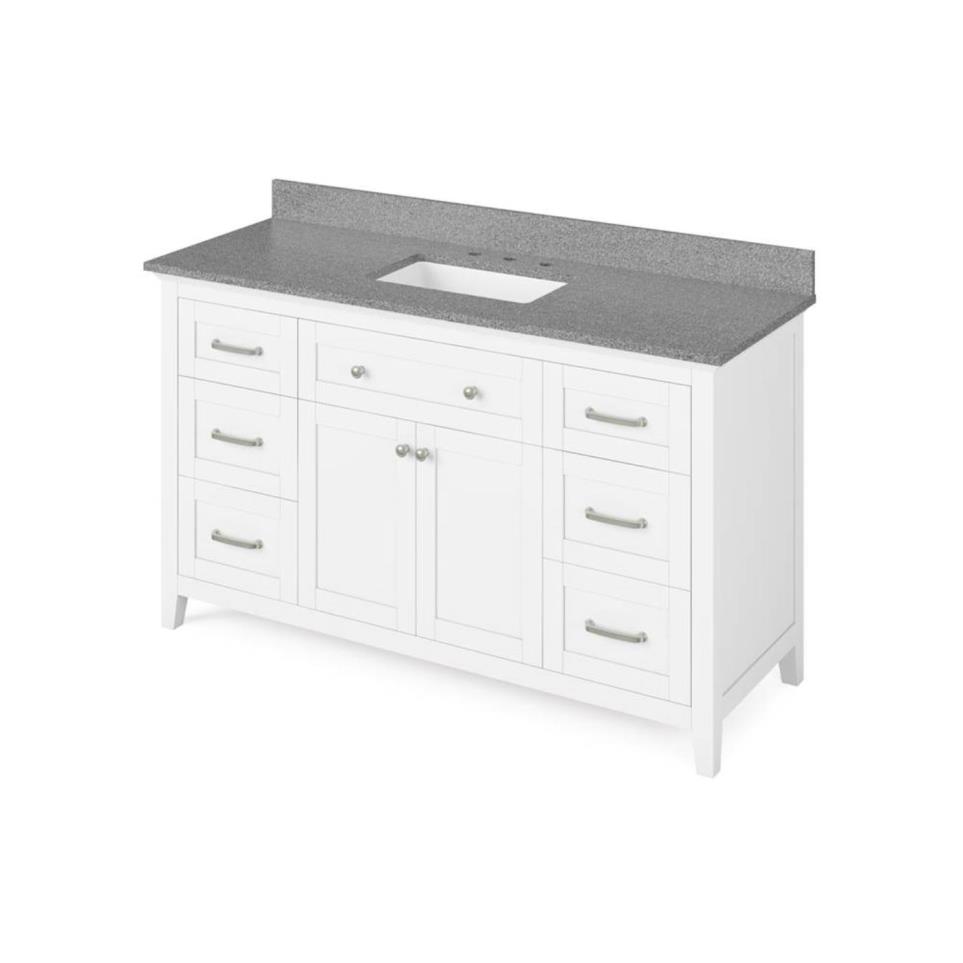 Base with Sink Top White White Vanities