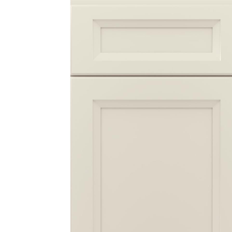 5 Piece Sand Dollar Paint - White 5 Piece Cabinets