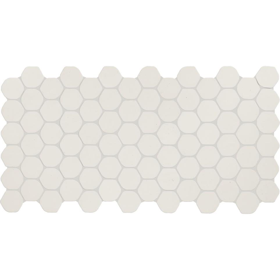 Mosaic Arctic White Matte White Tile
