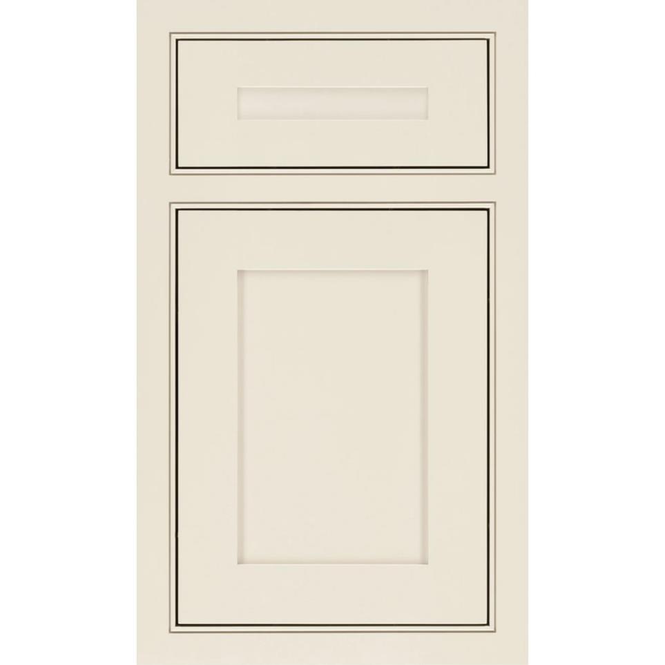 Square Beaded Chantille Paint - White Square Cabinets