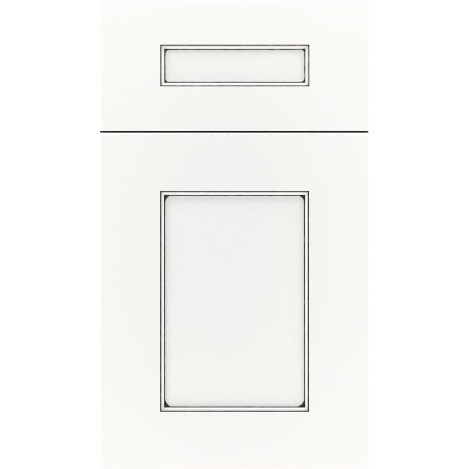 5 Piece Whitecap Black Glaze Glaze - Paint 5 Piece Cabinets