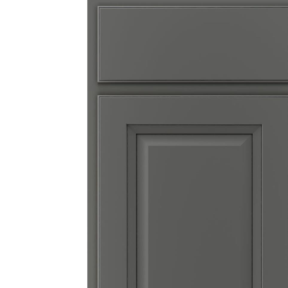 Square Galaxy Ebony Opaque Paint - Grey Square Cabinets