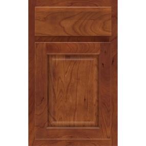 Square Cattail Medium Finish Square Cabinets