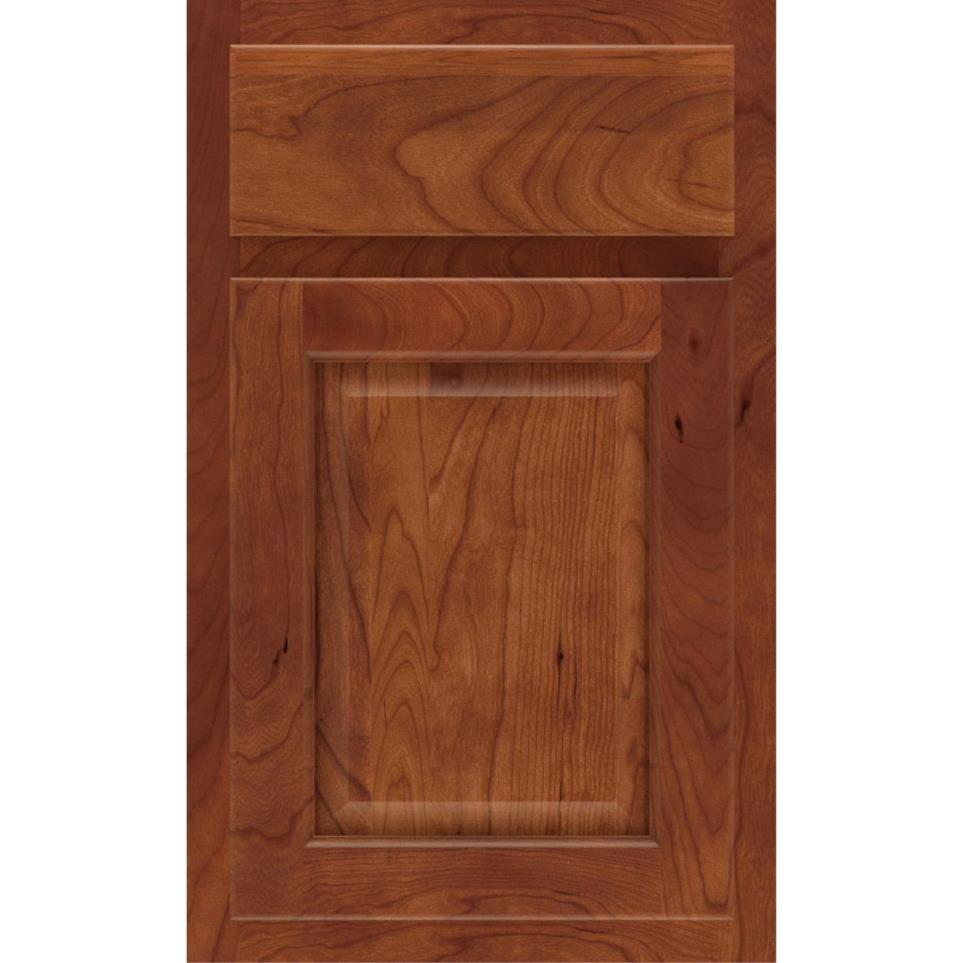 Square Cattail Medium Finish Square Cabinets