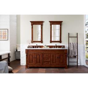 Base with Sink Top Warm Cherry Medium Finish Vanities