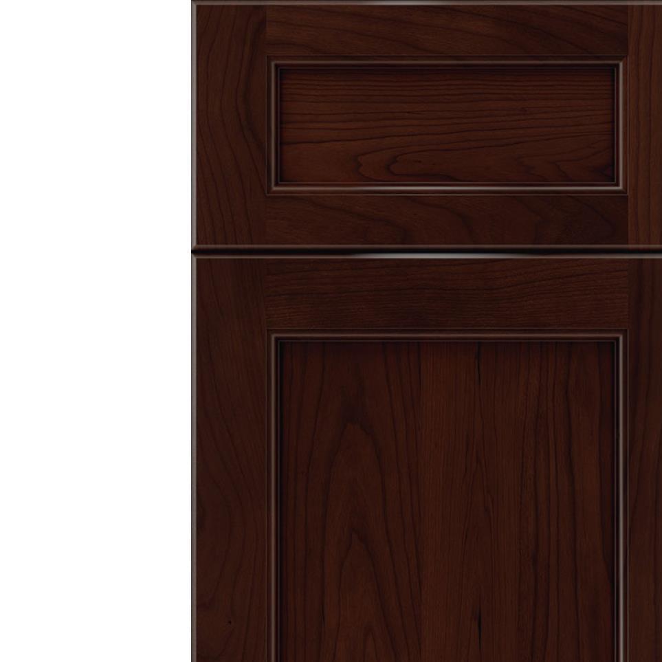 5 Piece Cappuccino Dark Finish 5 Piece Cabinets