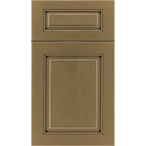 Square Frappe Black Glaze Glaze - Stain Square Cabinets