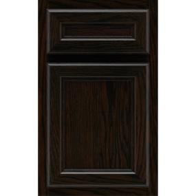 5 Piece Chocolate Dark Finish 5 Piece Cabinets