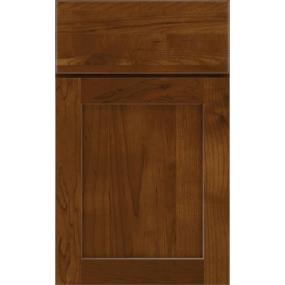 Square Tundra Dark Finish Square Cabinets