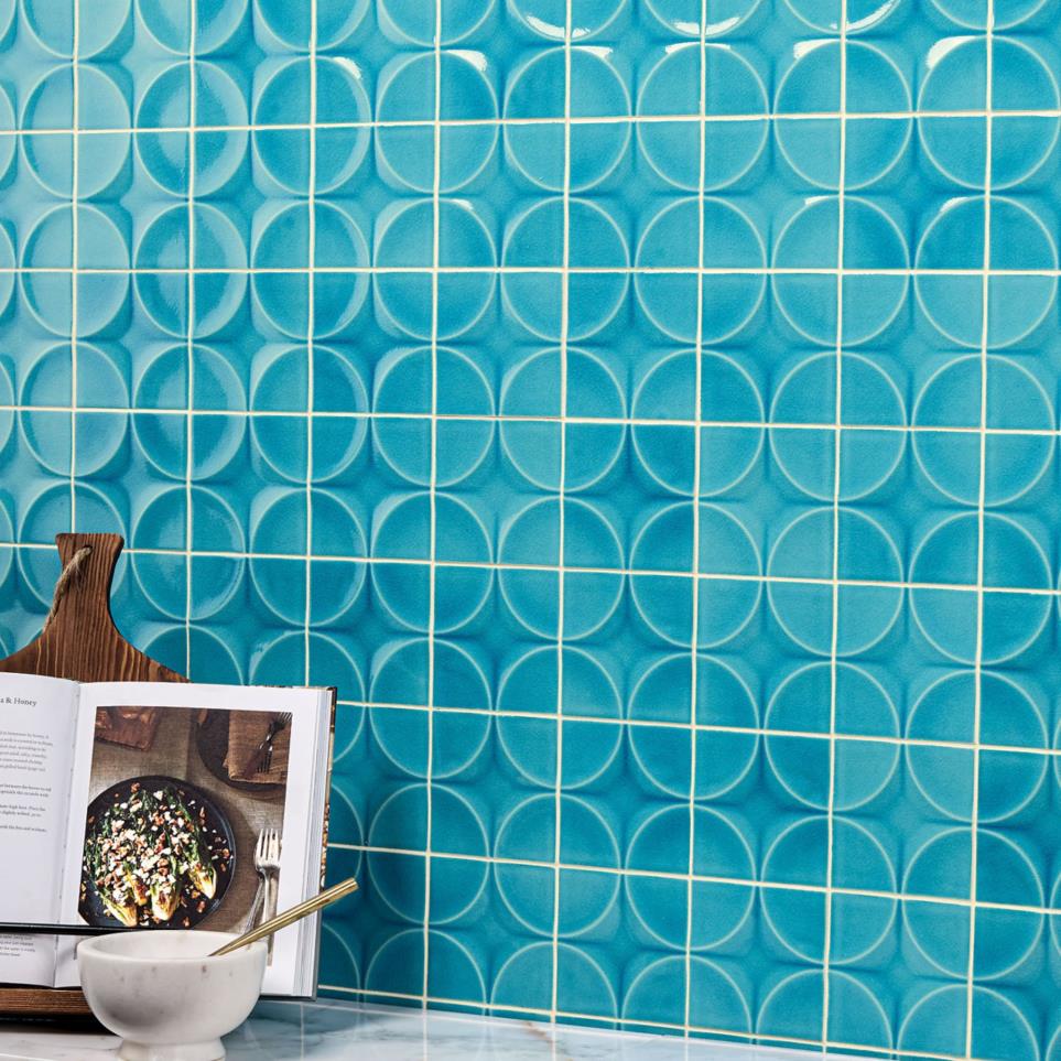 Tile Bonnet Glossy Blue Tile