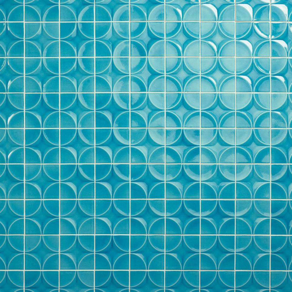 Daltile Bonnet Glossy 4"x4" Ceramic Wall Tile Tile Bonnet Glossy Blue Tile