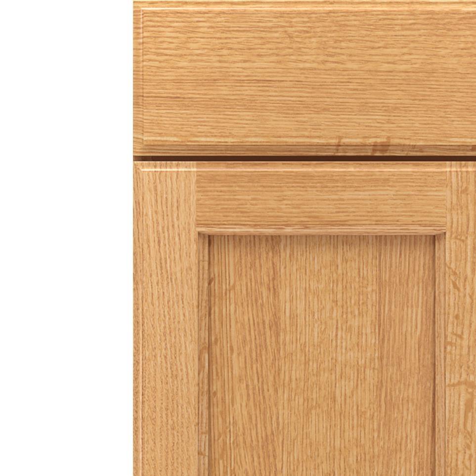 Square Natural Light Finish Square Cabinets