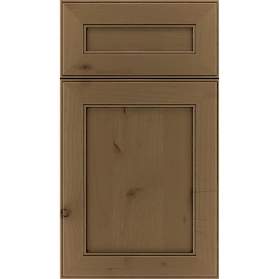 Square Frappe Black Glaze Glaze - Stain Square Cabinets