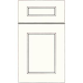 5 Piece Alabaster Mocha Glaze Glaze - Paint 5 Piece Cabinets
