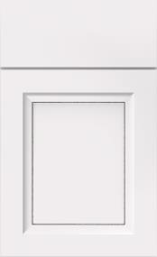 Square White With Amaretto Creme Detail Glaze - Paint Cabinets